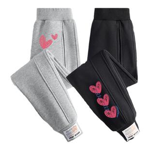 真维斯童装女童裤子春秋款女大童春装不加绒卫裤儿童运动裤长裤女