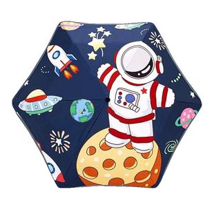 安全防回弹儿童雨伞男孩女孩小学生上学专用一键开合折叠全自动伞