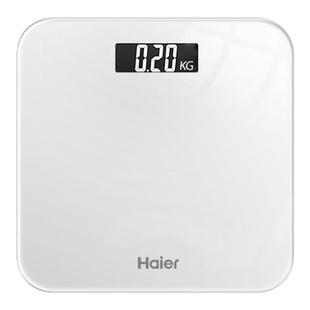 海尔体重秤家用高精准度小型电子秤充电款人体减肥专用称重计