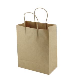 中号服装牛皮纸袋购物袋子手提袋烘焙纸袋奶茶袋订做批发加印logo