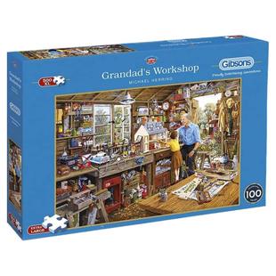 Gibsons欧洲进口拼图500大片爷爷的工作室G3533成年减压益智玩具