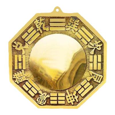 纯铜八卦太极镜家用凸镜凹镜挂件
