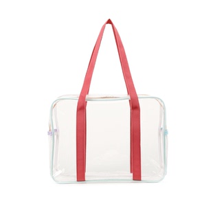 果冻包女大透明化妆pvc洗漱浴室澡防水游泳收纳手提袋子海沙滩包