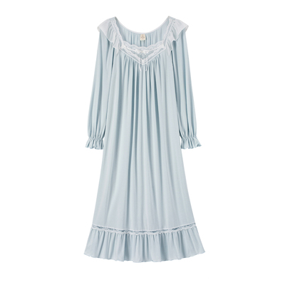 RoseTree古典宫廷风刺绣蕾丝睡裙