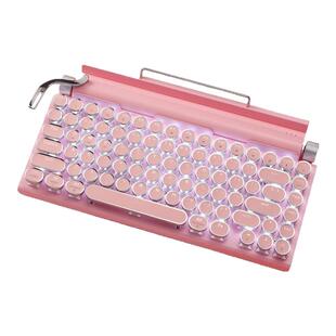 OUSEITECH复古打字机机械键盘 蓝牙5.0 热插拔设计 可接平板手机