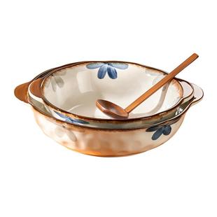 酸菜鱼大盆碗家用陶瓷双耳汤碗盘子12寸水煮鱼专用碗大碗大号汤盆