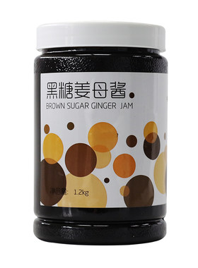 含果肉茗人道顶立黑糖姜母果酱
