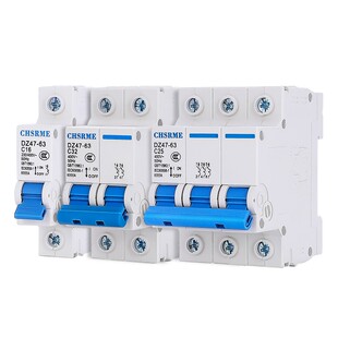 家用空开DZ47-63小型断路器1P单极开关2P总闸63A三相空气开关C45