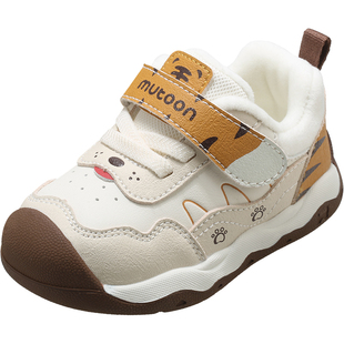 【虎虎生威】牧童学步鞋2025冬季新款男童宝宝稳护鞋加绒女童棉鞋