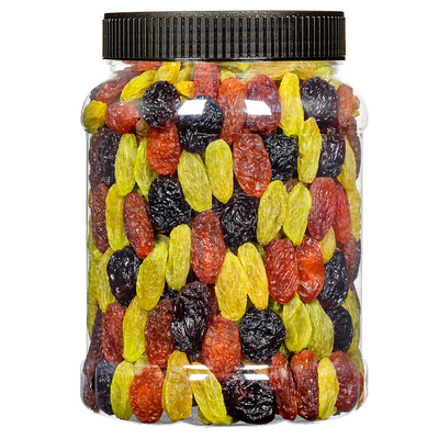 500g新疆特产免洗红绿三色葡萄干