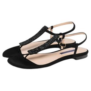Stuart Weitzman/SW SPLENDOR 夏季休闲风平底夹趾时装凉鞋女