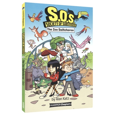 S.O.S. Society of Substitutes 请救援！替补社团2   奇幻冒险初级章节书桥梁书 英文课外读物 英文原版进口儿童图书