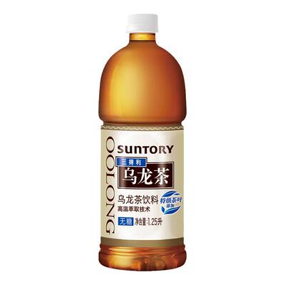 三得利无糖乌龙茶饮料1.25L大瓶