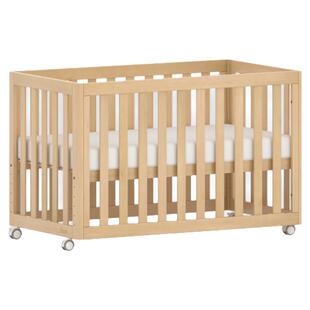 Boori都灵进口实木婴儿床可移动新生儿床加宽拼接床多功能宝宝床