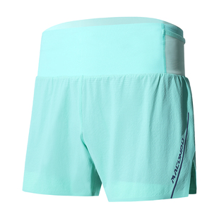 马孔多男子4英寸短裤腰部科技夹芯层速干凉感抗菌三口袋防汗后兜