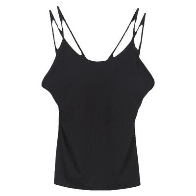 夏季遮肚子显瘦吊带背心性感