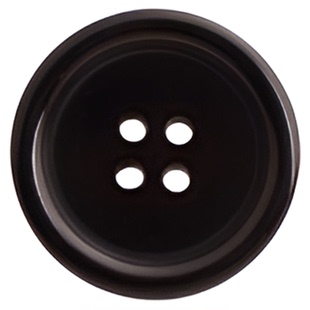 西装纽扣扣子男士女装亮光黑色高档大衣风衣外套树脂钮扣裤子圆形