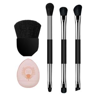 带收纳盖!便携式8合1化妆刷套收纳盒迷你眼部刷眼影刷散粉刷粉底