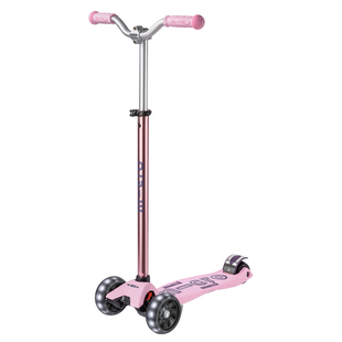 迈古micro滑板车6-12岁男女中大童LED三轮加宽儿童代步踏板车