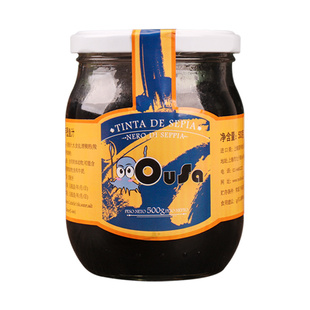 欧萨西班牙进口墨鱼汁500g海鲜水饺寿司意面意粉商用食用烘焙调料
