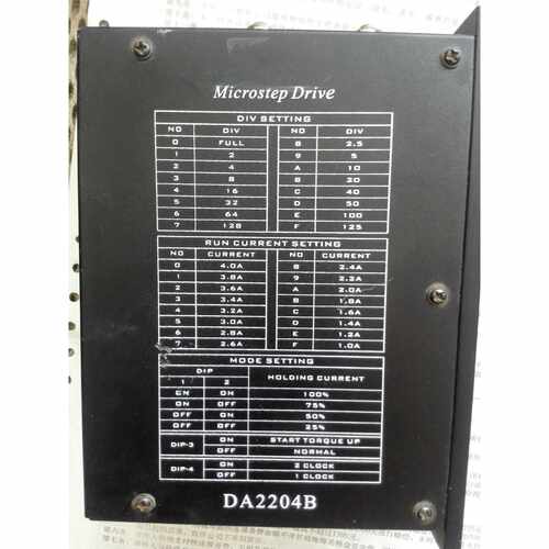议价旧拆 两相步进电机驱动器 DA2204B 100V-240V 测试好