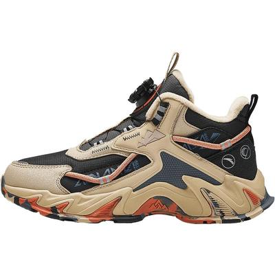 安踏男童女童保暖棉鞋冬季加厚