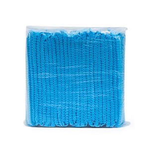 一次性头套帽子防尘厨师帽无纺布头罩餐饮食品帽厨房防油烟发网帽