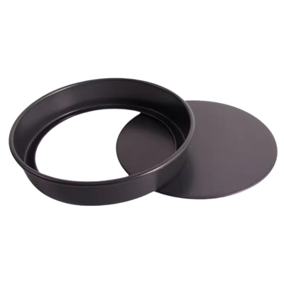 芝加哥深盘披萨烤盘商用固底活底