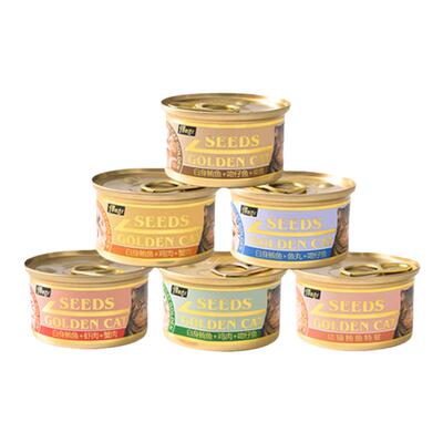 惜时泰国进口小金罐猫罐头真蟹肉