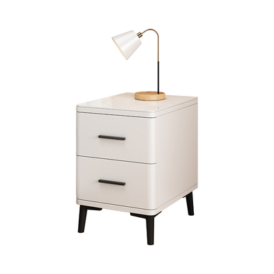 2025新款全实木烤漆岩板床头柜窄柜30cm家用卧室小型储物收纳柜