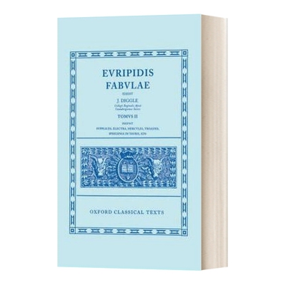 欧里庇得斯神话第二卷 英文原版 Euripides Fabulae Vol.II James Diggle 英文版 进口英语原版书籍