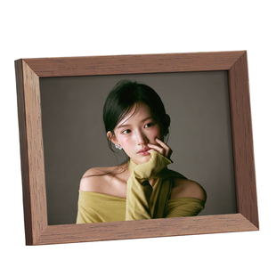 相框空框摆台照片定制高级感加打印做成相册7寸8寸10寸实木展示架