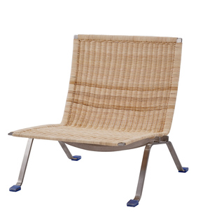 现代简约酒店客厅休闲椅PK22中古包豪斯设计师不锈钢单人沙发椅