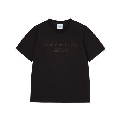 ADLV女款双色拼接短袖T恤新款