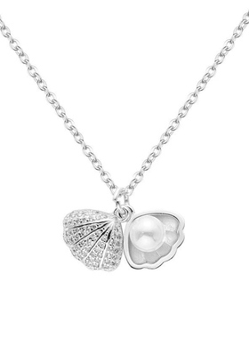 贝壳吊坠设计感可活动项链 【1条装】