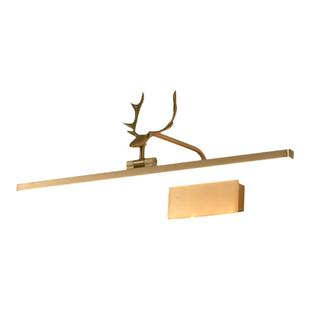 浴柜镜前灯卫生间镜柜专用LED鹿角金色洗手间美式洗脸盆化妆镜灯