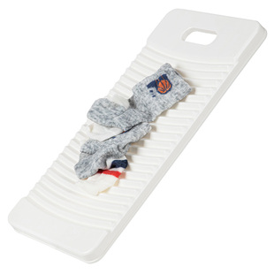 霜山日本进口洗衣板家用洗袜子内衣内裤迷你搓衣板塑料洗衣搓板