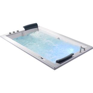 果敢双人家用浴缸别墅智能大型保温户外恒温双人按摩浴盆2.4米790