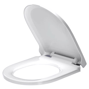 通用马桶盖坐便盖家用加厚缓降老旧式U型V型马桶圈坐便器盖板配件