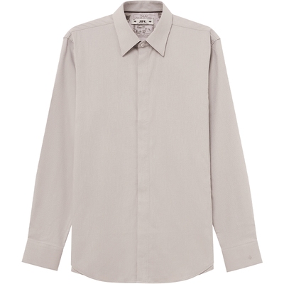 JDV商场同款卡其色长袖正装衬衫