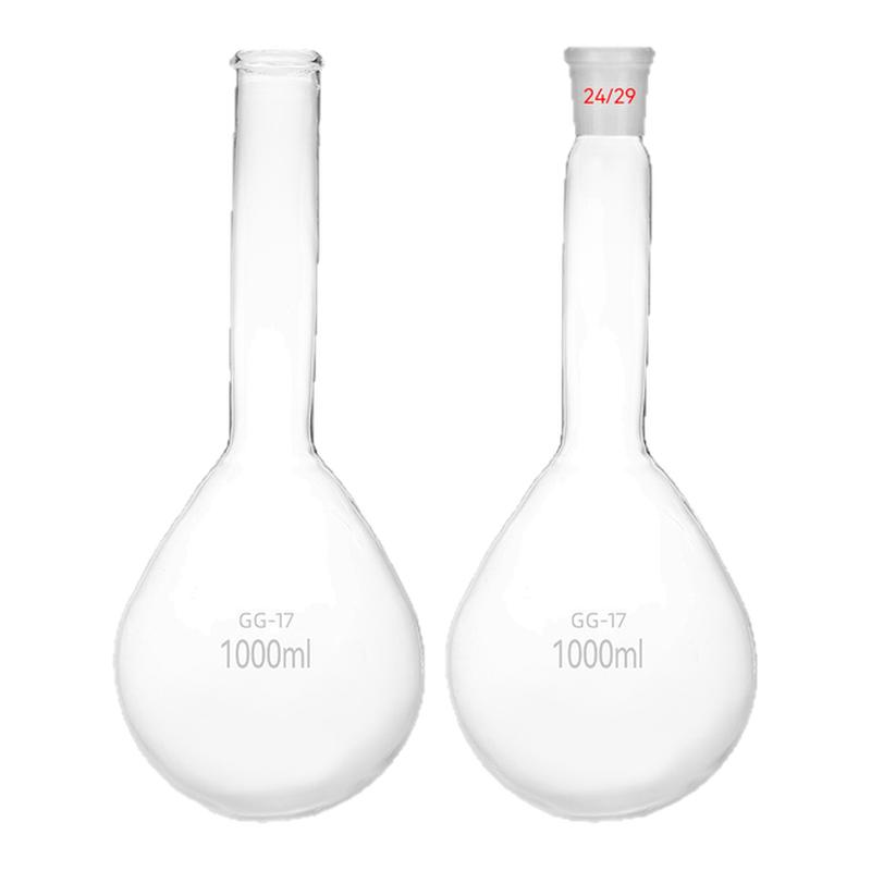 凯氏烧瓶定氮烧瓶蒸馏瓶长颈茄型瓶100/250/500/1000ml化验仪器