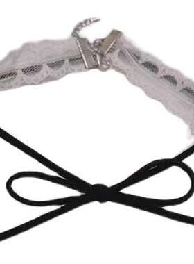 choker仙女白色蕾丝双层项圈包邮