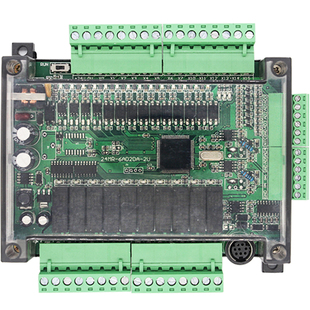 陆杰PLC工控板可编程控制器fx2nfx3u简易PLC32MR14MRT20MR24M