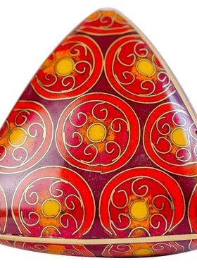 中外珐琅美术馆紫铜景泰蓝五福粽