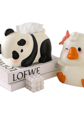 可爱纸巾盒摆件高颜值家用好物