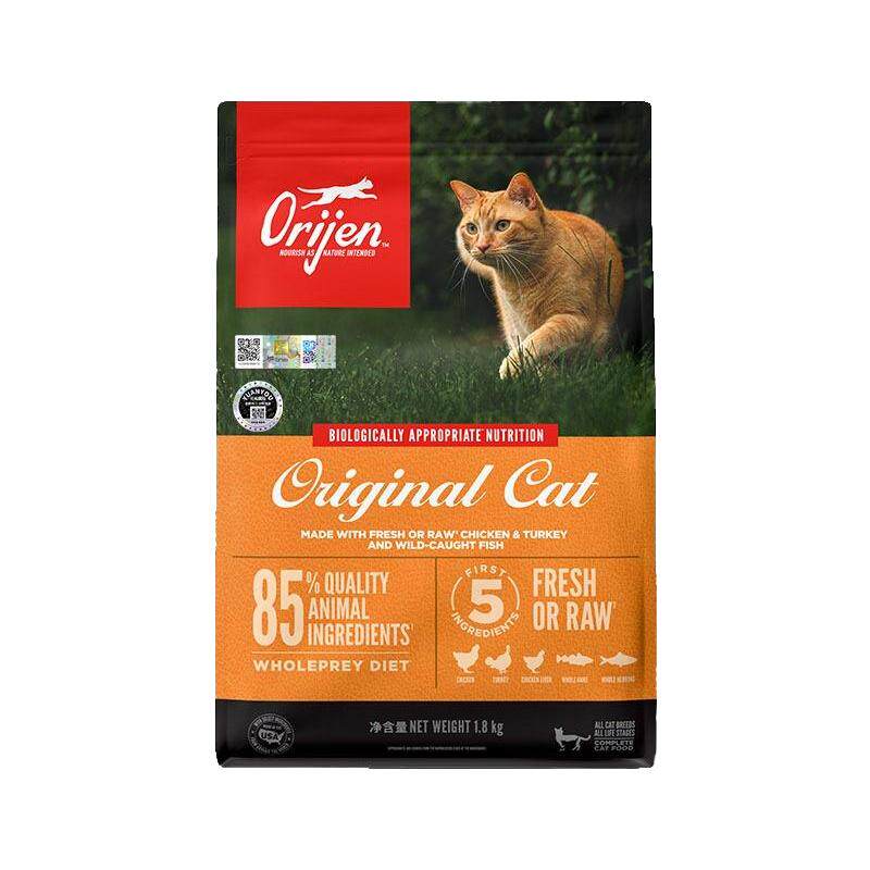 【自营】Orijen渴望猫粮成幼猫原味鸡肉1.8kg布偶英短高蛋白通用