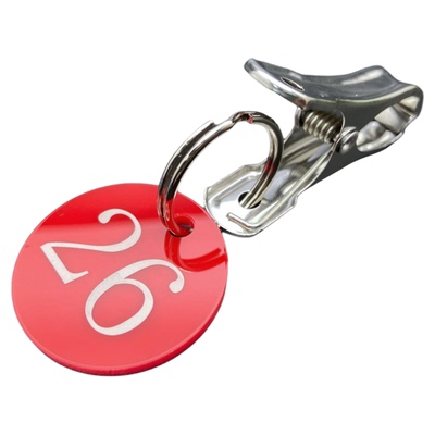 手牌号码牌数字编号牌餐厅麻辣烫排队点餐叫号牌寄存牌鞋夹子定制