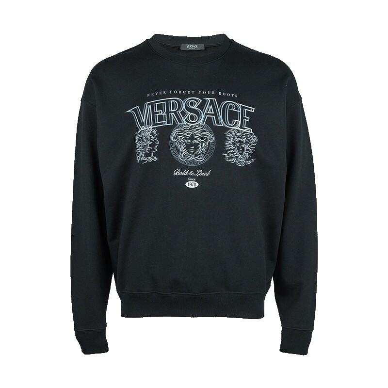 Versace/范思哲落肩长袖全棉卫衣