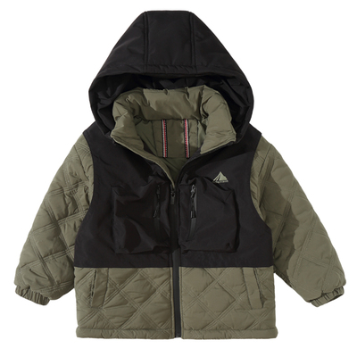 男童连帽棉服儿童冬季加厚外套