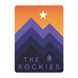 进口反光车贴 洛基山脉 登山露营探险越野机车摩托车门后挡防晒贴